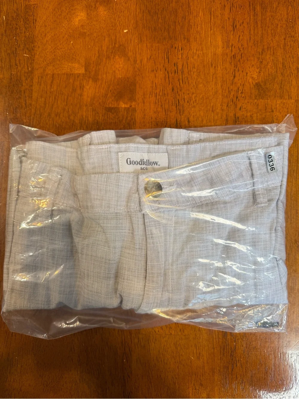 Goodfellow & Co Light Gray Men's Flat-Front Shorts